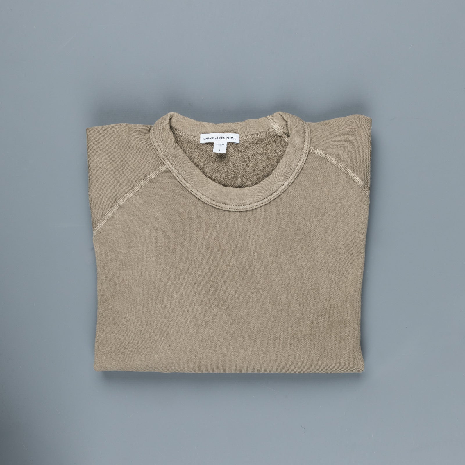 James Perse Vintage cotton Raglan pullover Fawn