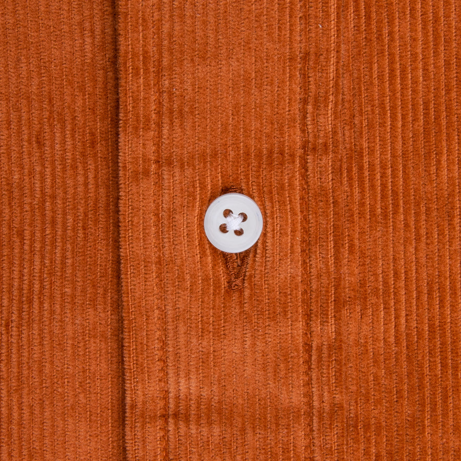 Gitman Vintage cord shirt Tabac