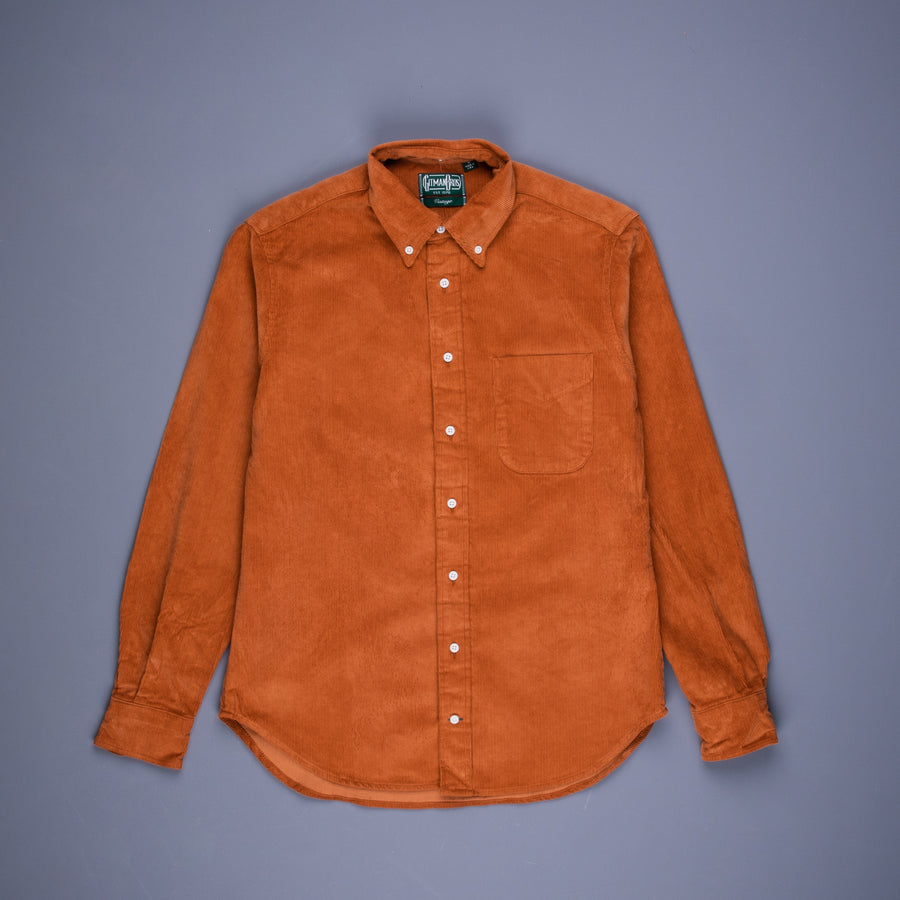 Gitman Vintage cord shirt Tabac
