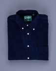 Gitman Vintage cord shirt Dark Navy