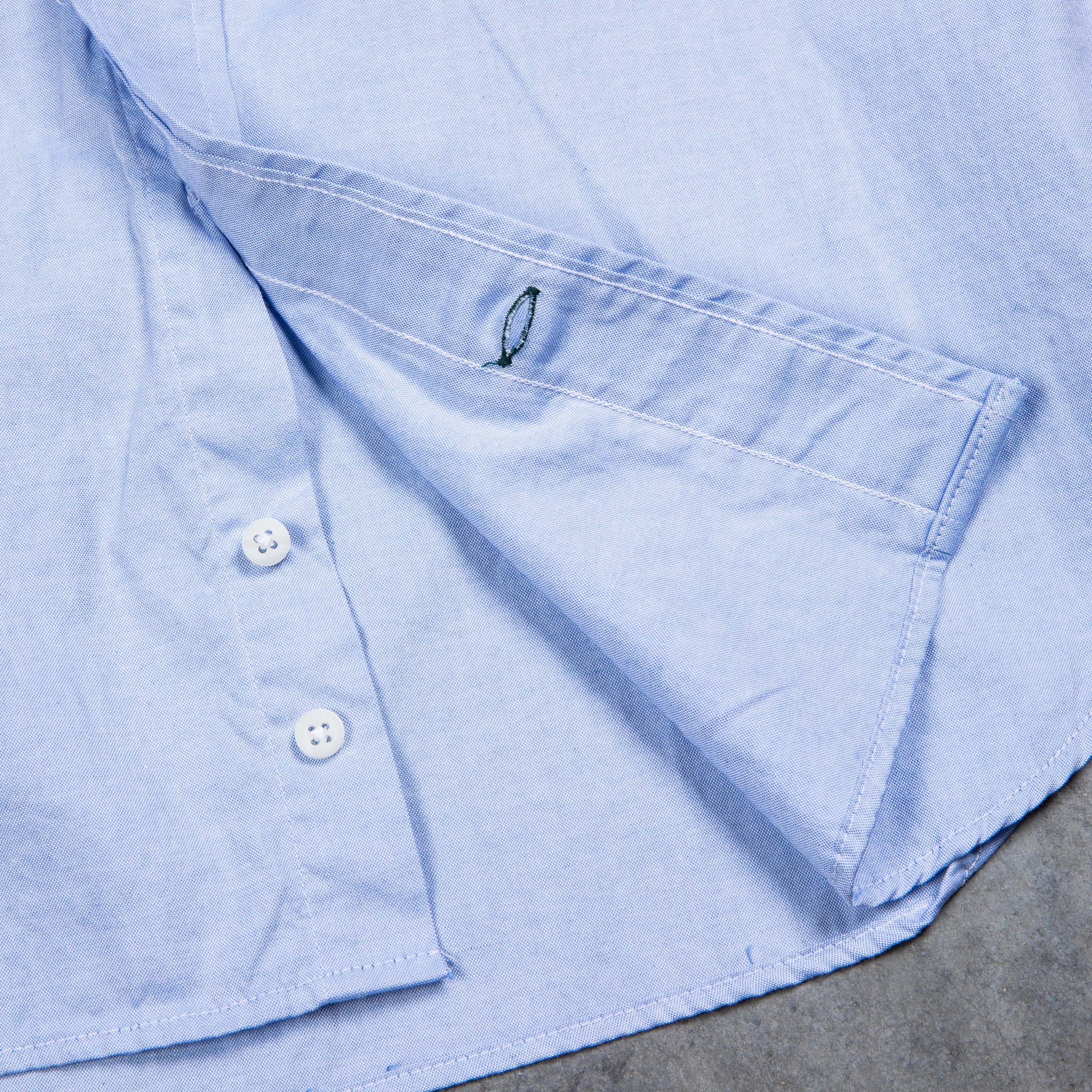 Gitman Vintage x Frans Boone 80/2 japanese yarndyed oxford blue