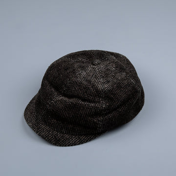 RRL 6 Panel Newsboy Hat Corduroy Black