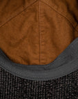 RRL 6 Panel Newsboy Hat Corduroy Black