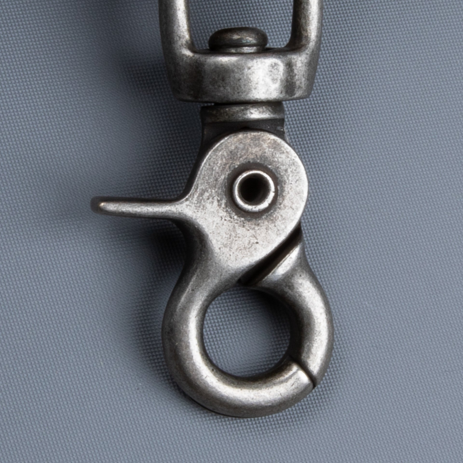 RRL Braided Key Clip Fob Brown