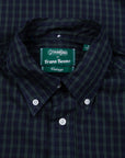 Gitman Vintage x Frans Boone Japanese woven vintage check poplin Blackwatch