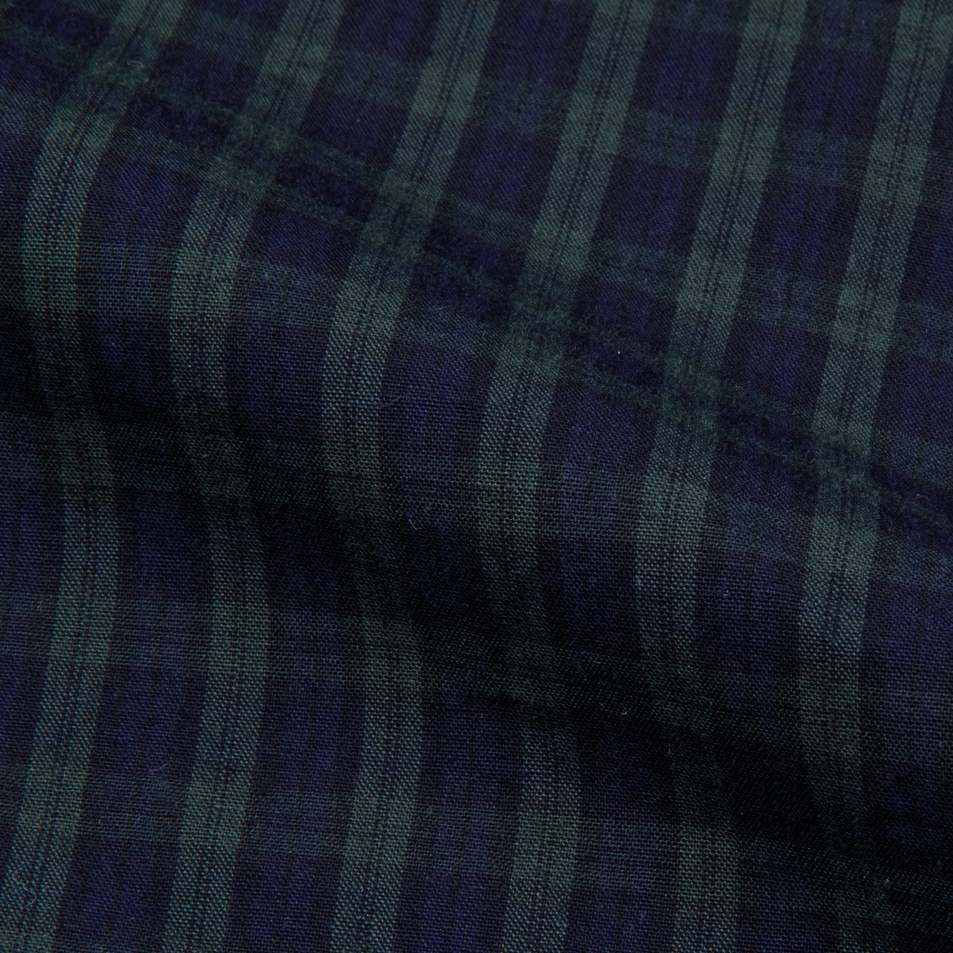 Gitman Vintage x Frans Boone Japanese woven vintage check poplin Blackwatch