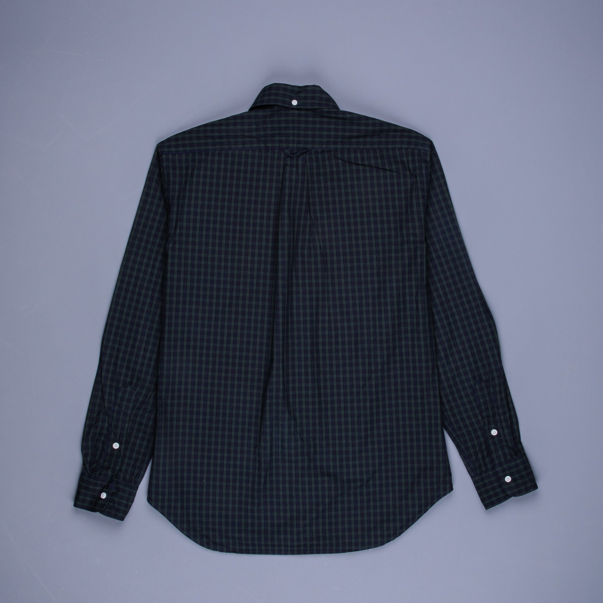 Gitman Vintage x Frans Boone Japanese woven vintage check poplin Blackwatch