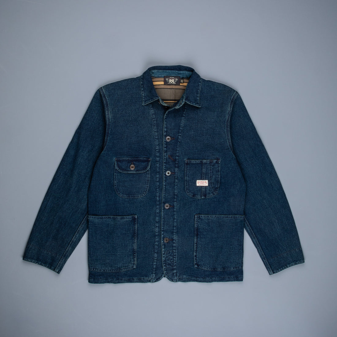 RRL Chore Coat Cardigan Indigo