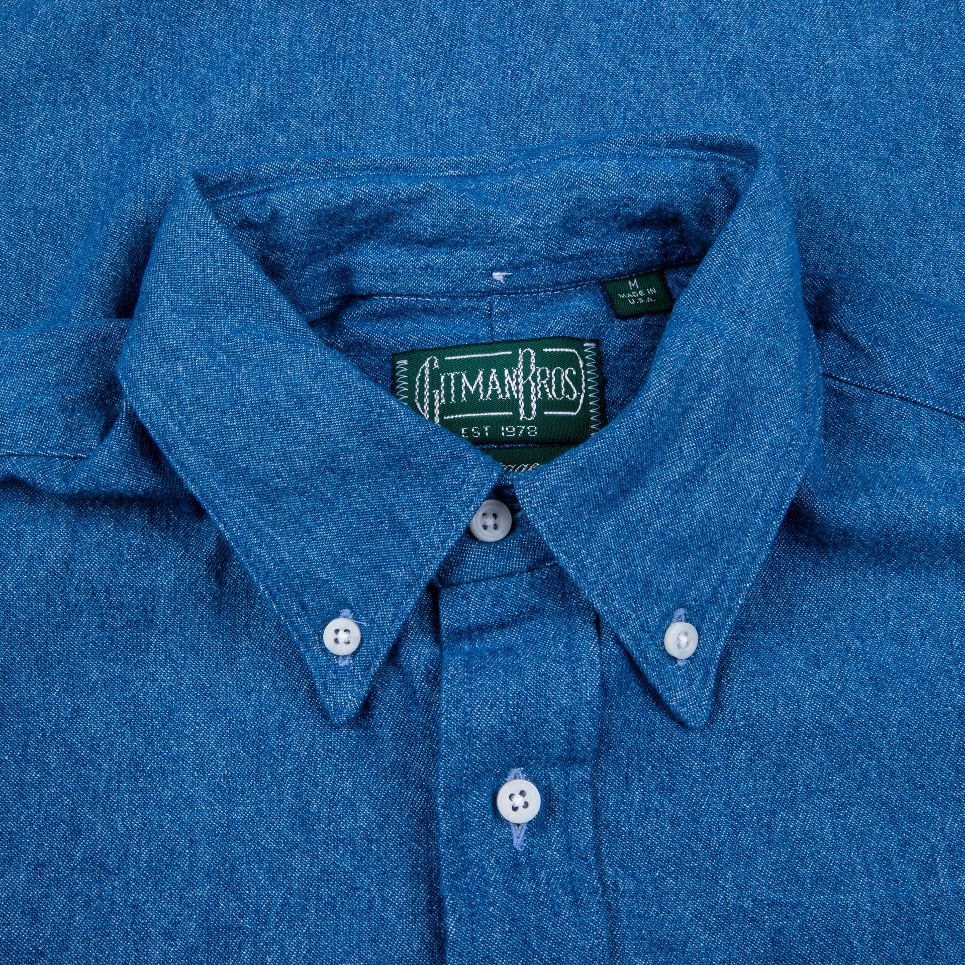 Gitman Vintage button down denim shirt