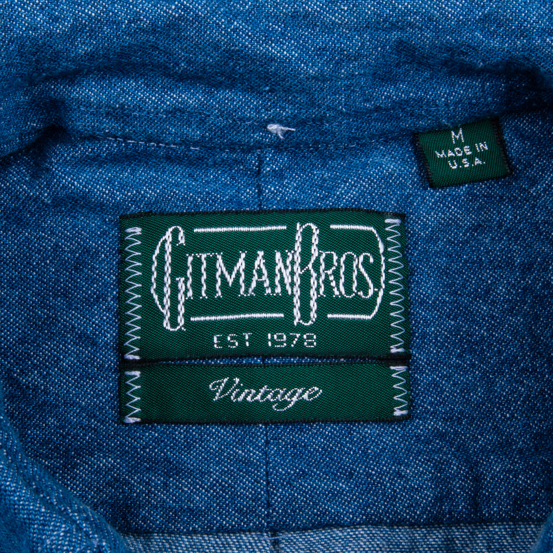 Gitman Vintage button down denim shirt