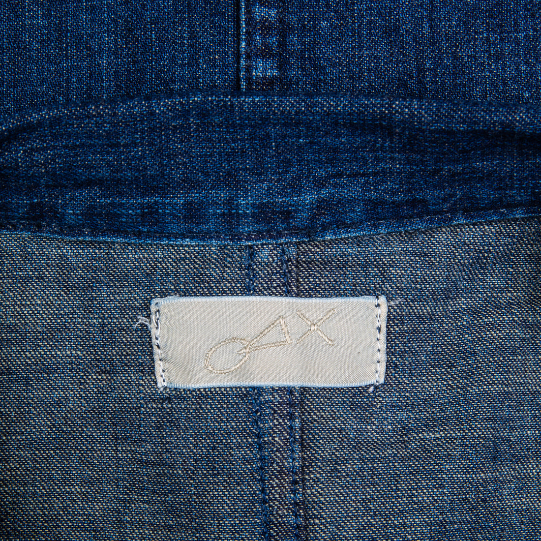 Maru Sankaku Peke 〇 △ × 4008 Kung-Fu Jacket Indigo