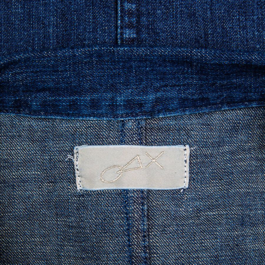 Maru Sankaku Peke 〇 △ × 4008 Kung-Fu Jacket Indigo
