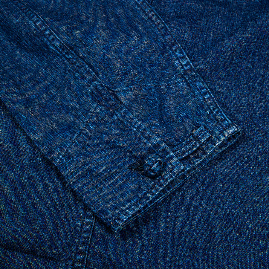 Maru Sankaku Peke 〇 △ × 4008 Kung-Fu Jacket Indigo