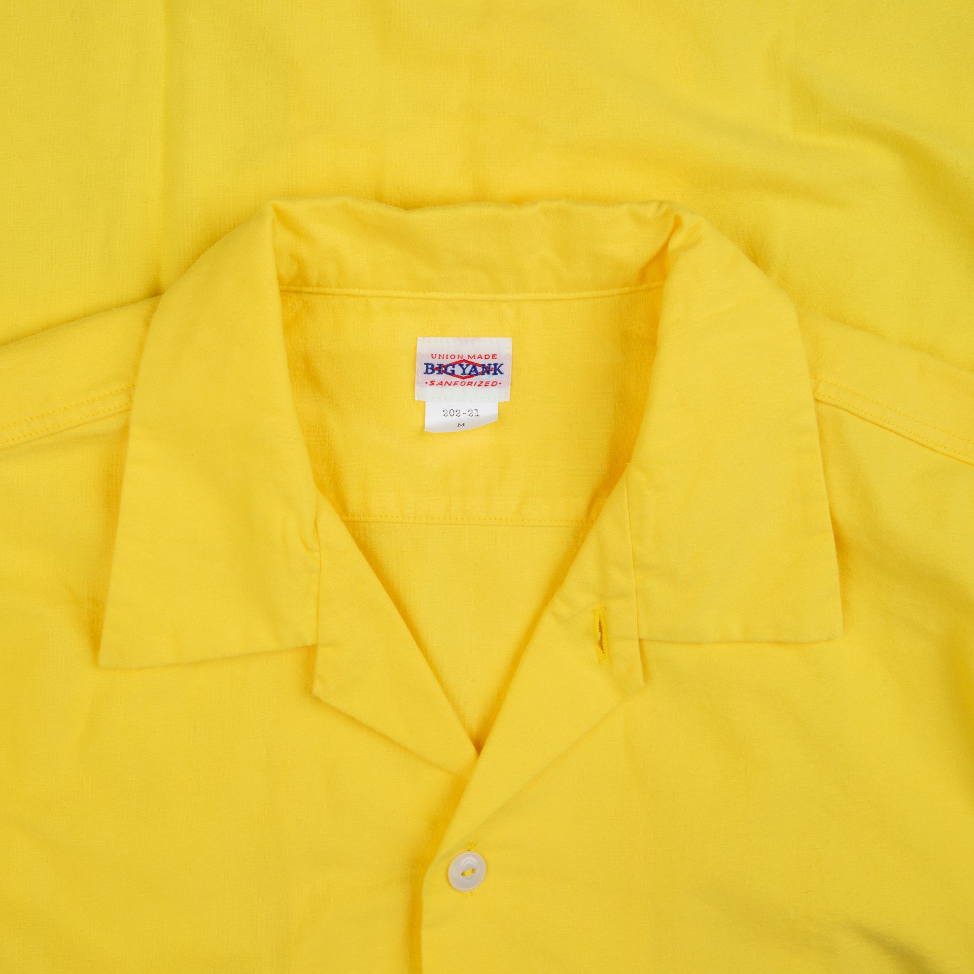 Big Yank u54 chamois shirt yellow