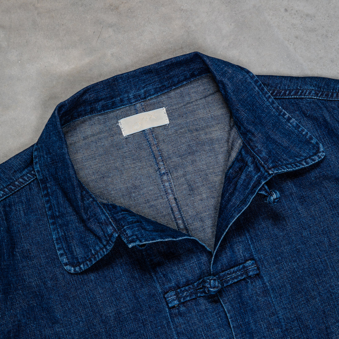 Maru Sankaku Peke 〇 △ × 4008 Kung-Fu Jacket Indigo