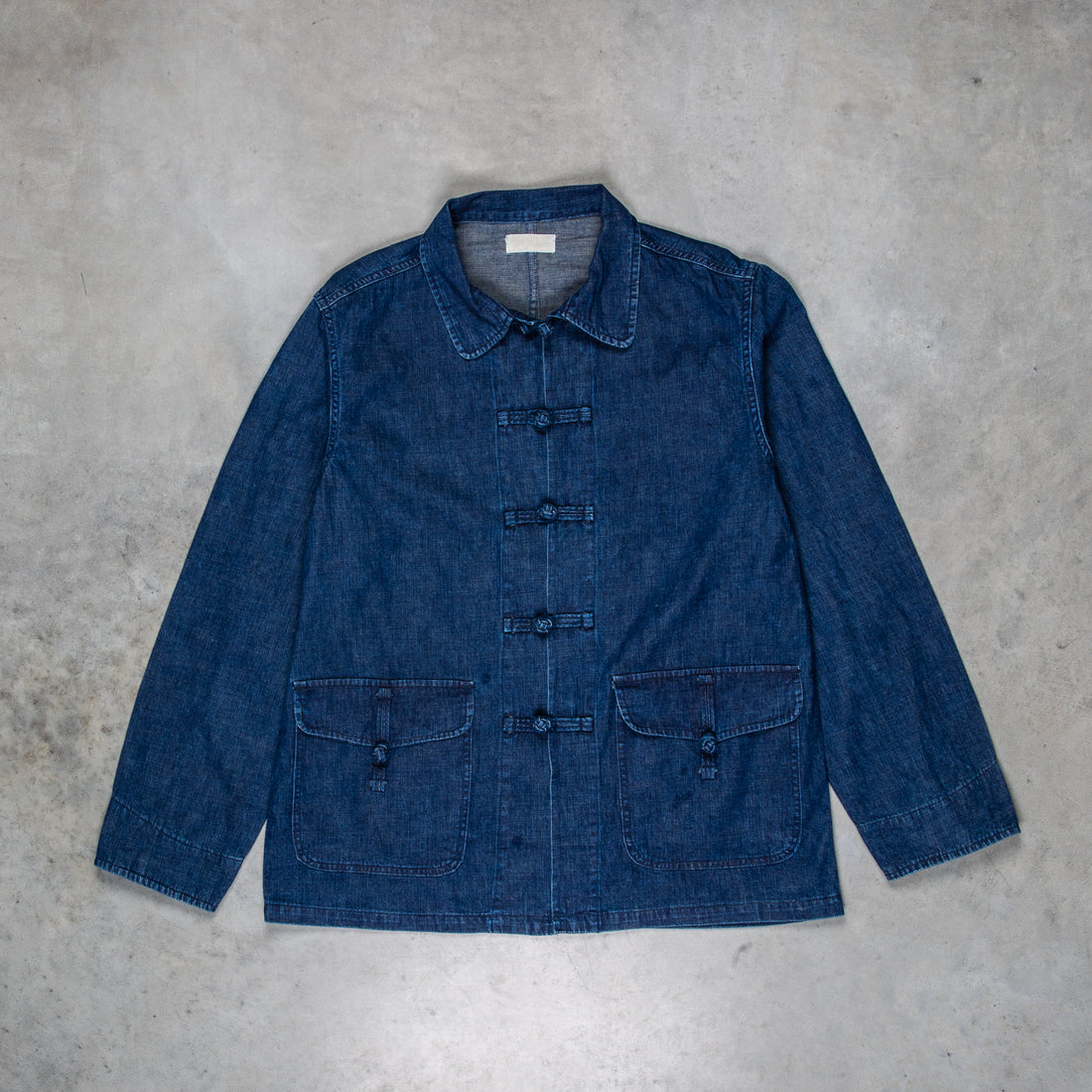 Maru Sankaku Peke 〇 △ × 4008 Kung-Fu Jacket Indigo