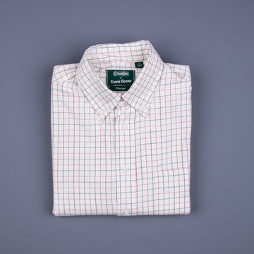 Gitman Vintage x Frans Boone Japanese woven twill tattersal red black