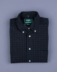 Gitman Vintage x Frans Boone Japanese woven vintage check poplin Blackwatch