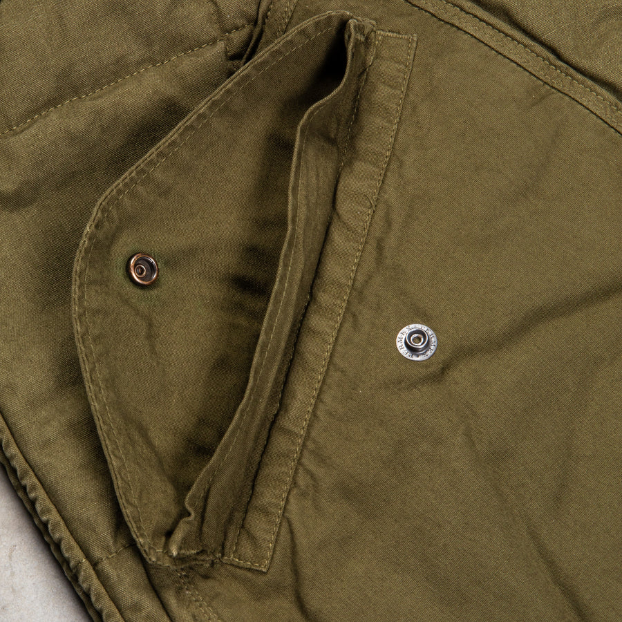 Maru Sankaku Peke 〇 △ × 4006 Field Haori Jacket  Army Green