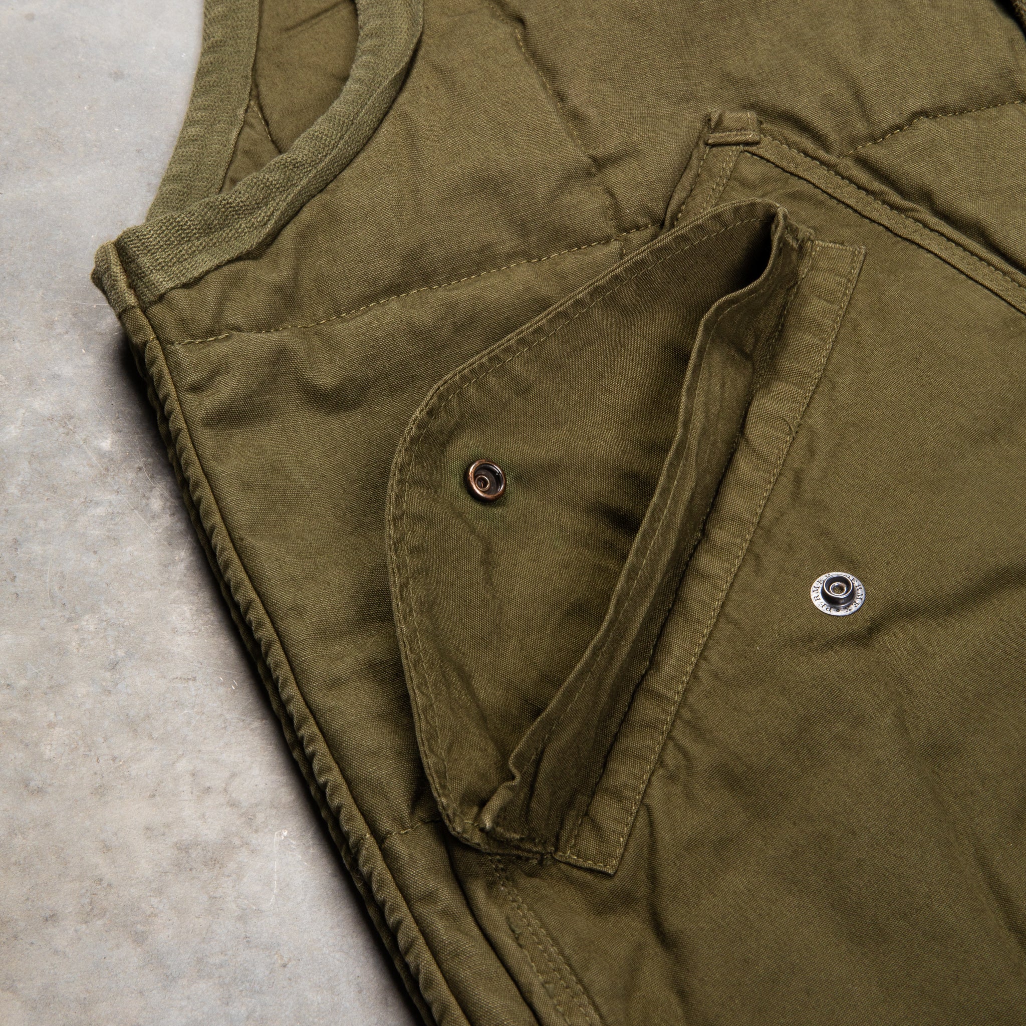 Maru Sankaku Peke 〇 △ ×-4006 Field Haori Vest Army Green