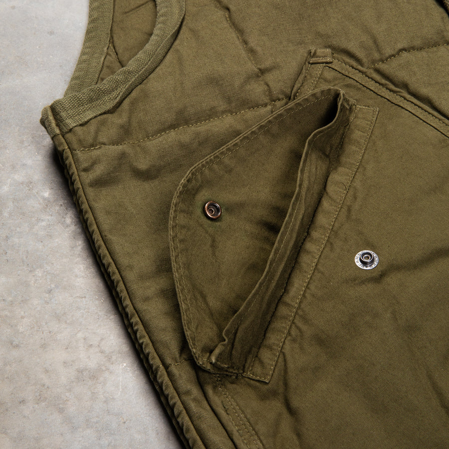 Maru Sankaku Peke 〇 △ ×-4006 Field Haori Vest Army Green