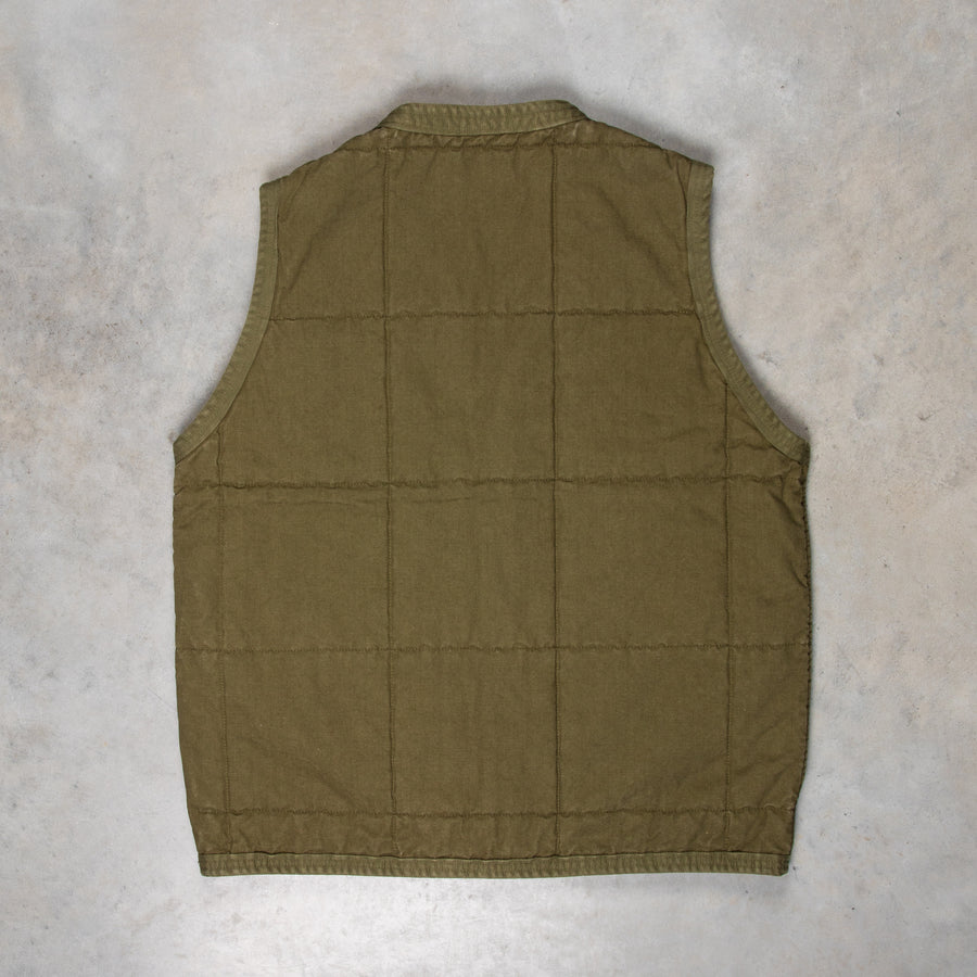 Maru Sankaku Peke 〇 △ ×-4006 Field Haori Vest Army Green