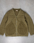 Maru Sankaku Peke 〇 △ × 4006 Field Haori Jacket  Army Green