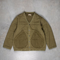 Maru Sankaku Peke 〇 △ × 4006 Field Haori Jacket  Army Green