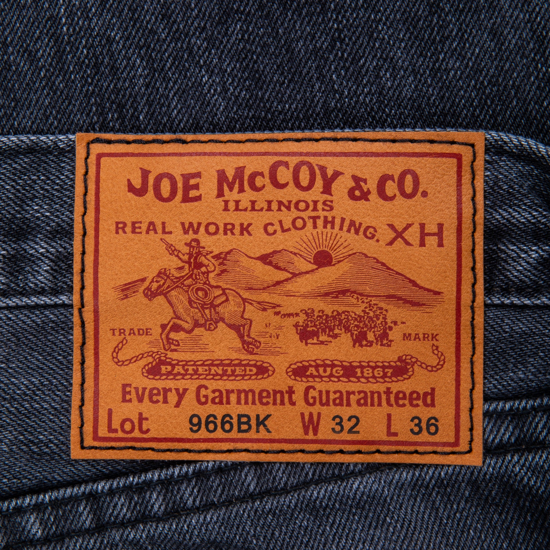 The Real McCoy's Lot. 966 Black Wash Frans Boone Store