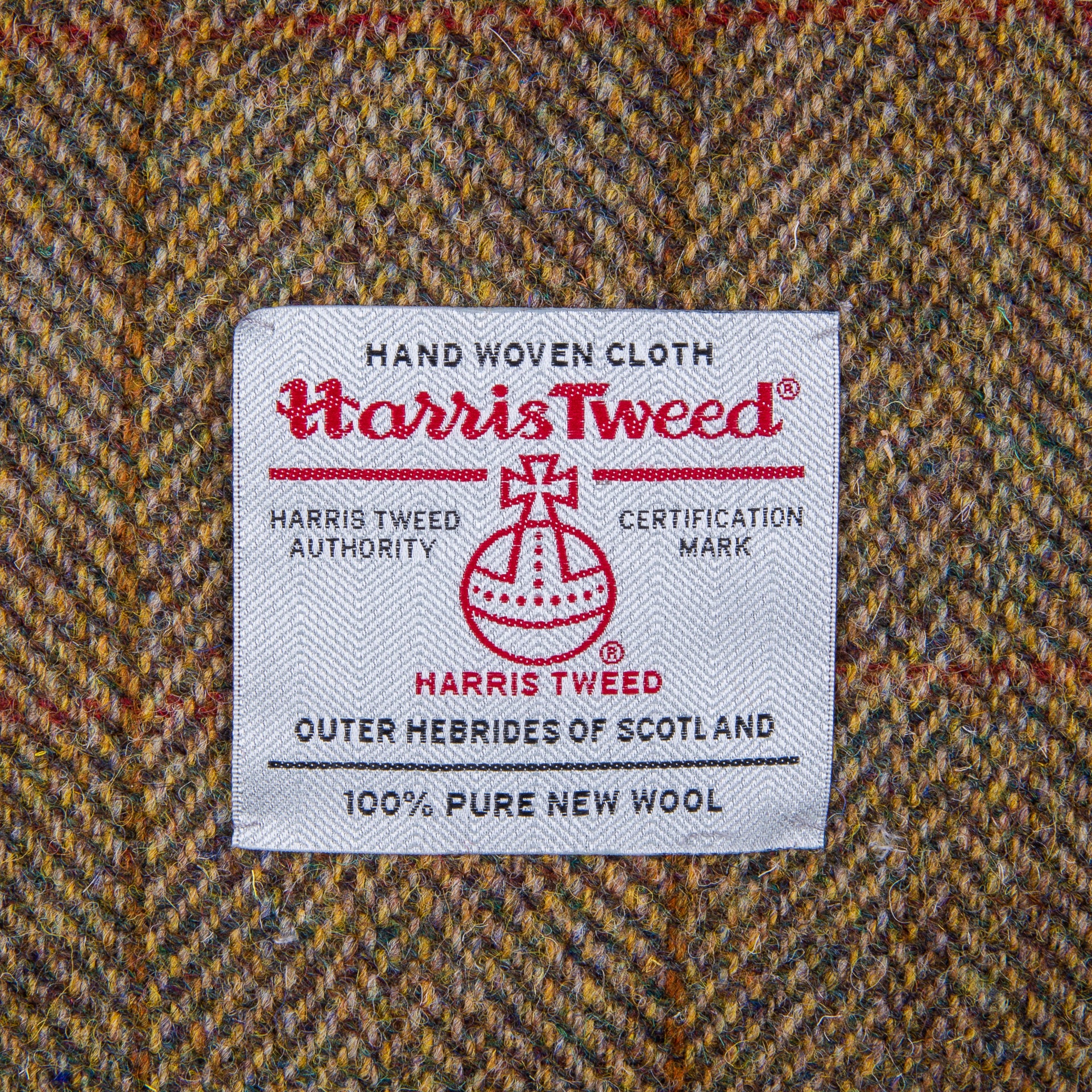 RRL Huntshaw Vest Reversible Harris Tweed - Sage Tafetta