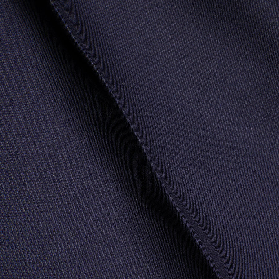 Rota Pantaloni High Rise Regular Fit Wool Gabardine navy blue