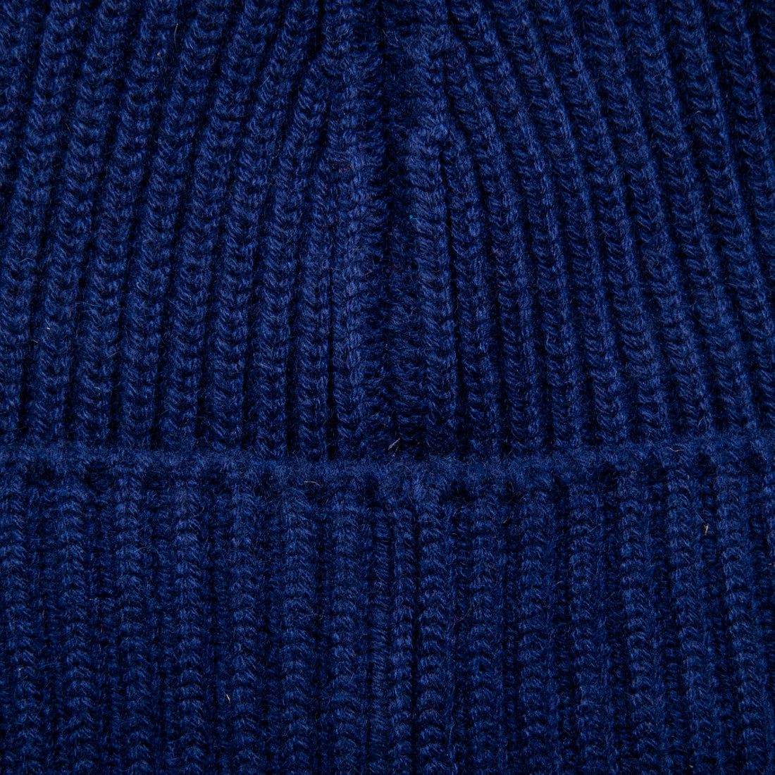 Drumohr Ribbed Cashmere Hat Blu Navy