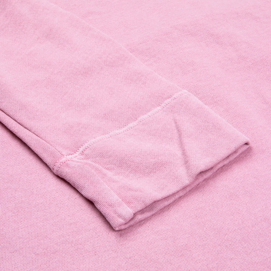 James Perse Raglan Crew Sweatshirt Antique Rose