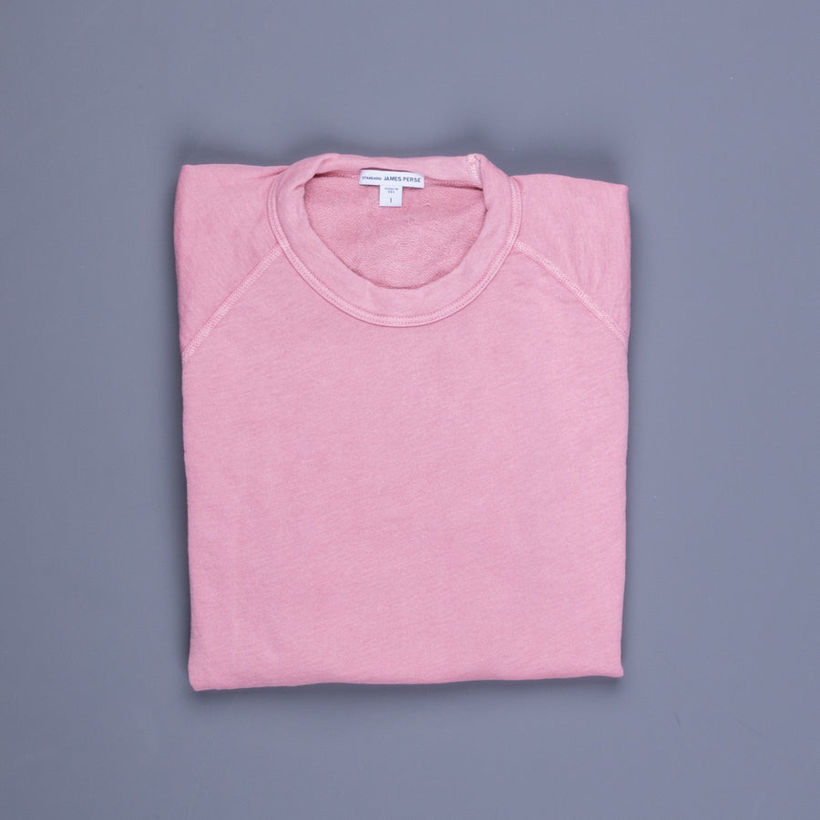 James Perse Raglan Crew Sweatshirt Antique Rose