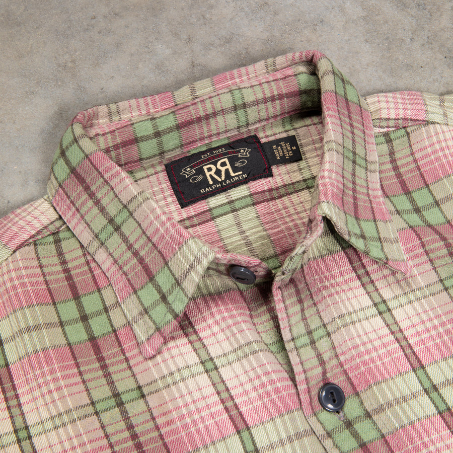RRL Butte Sport Shirt RL-597 Sage Pink