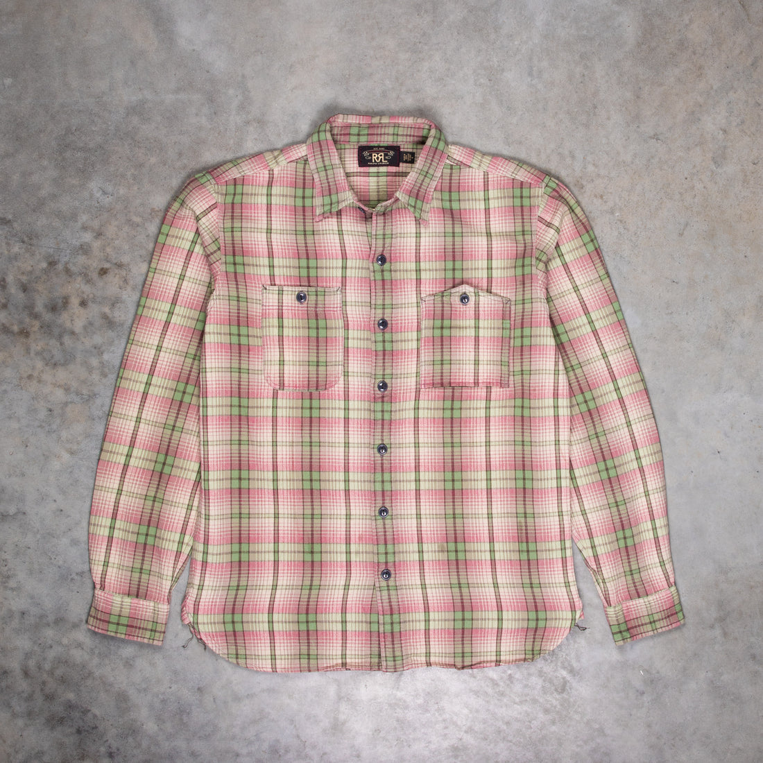 RRL Butte Sport Shirt RL-597 Sage Pink