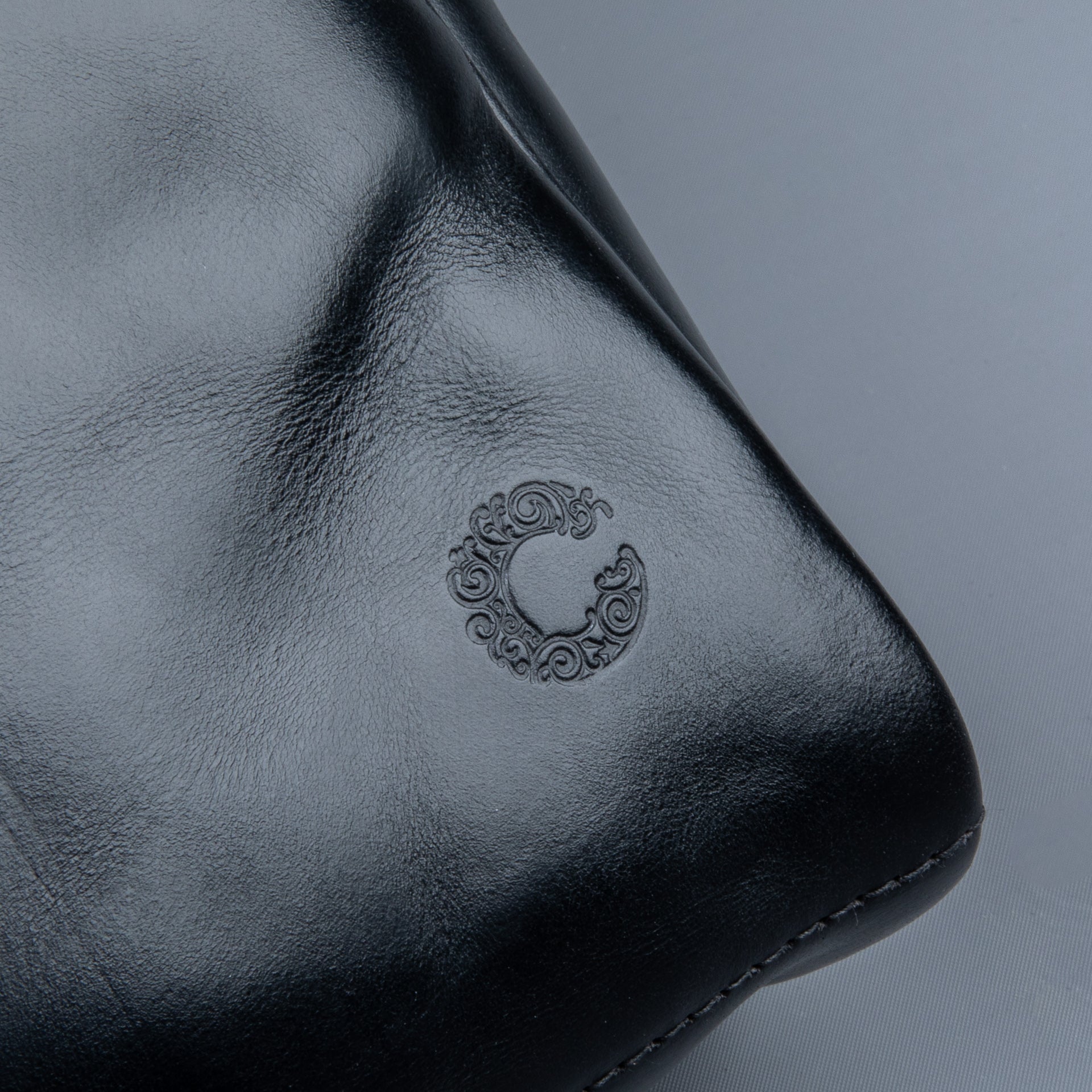 Croots Bridle Leather Black Laptop Bag