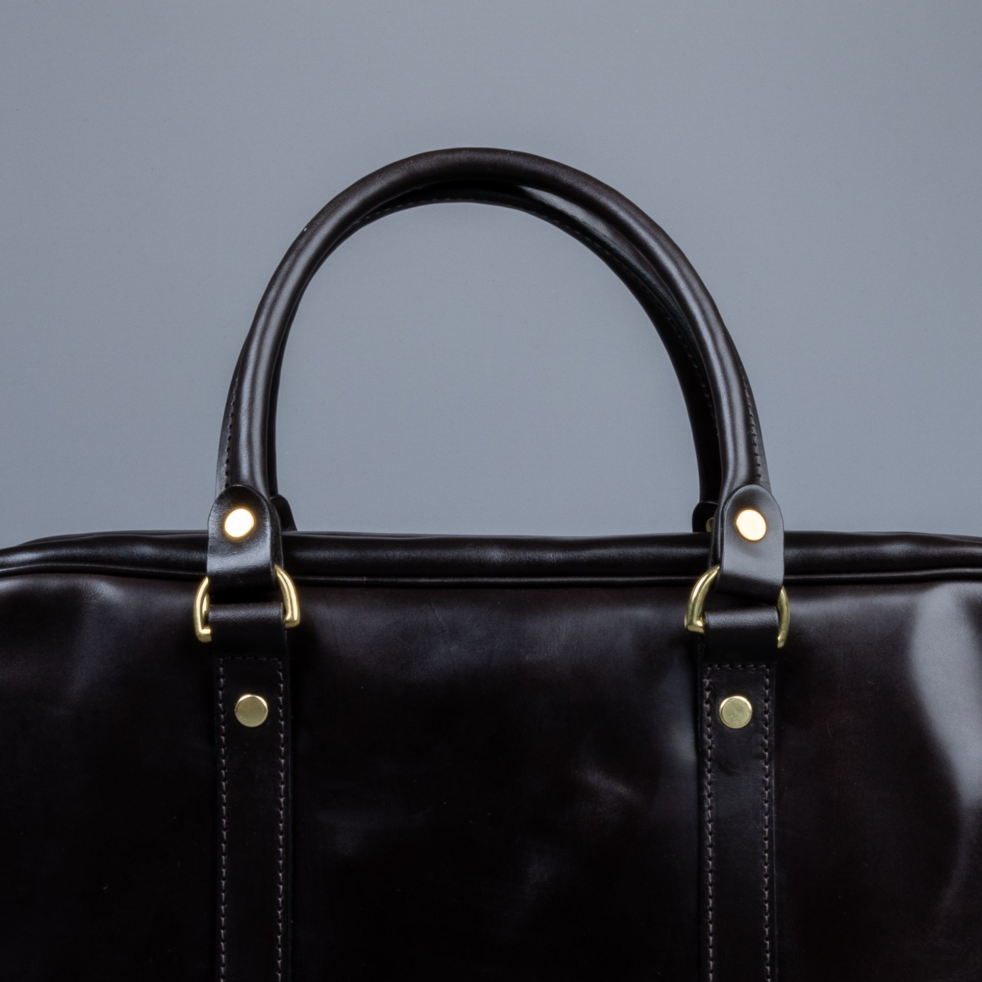 Croots Bridle Leather Traveller Dark Havana Bag