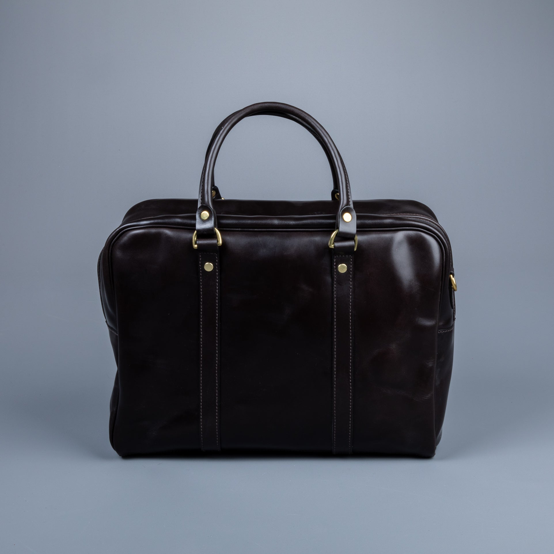 Croots Bridle Leather Traveller Dark Havana Bag