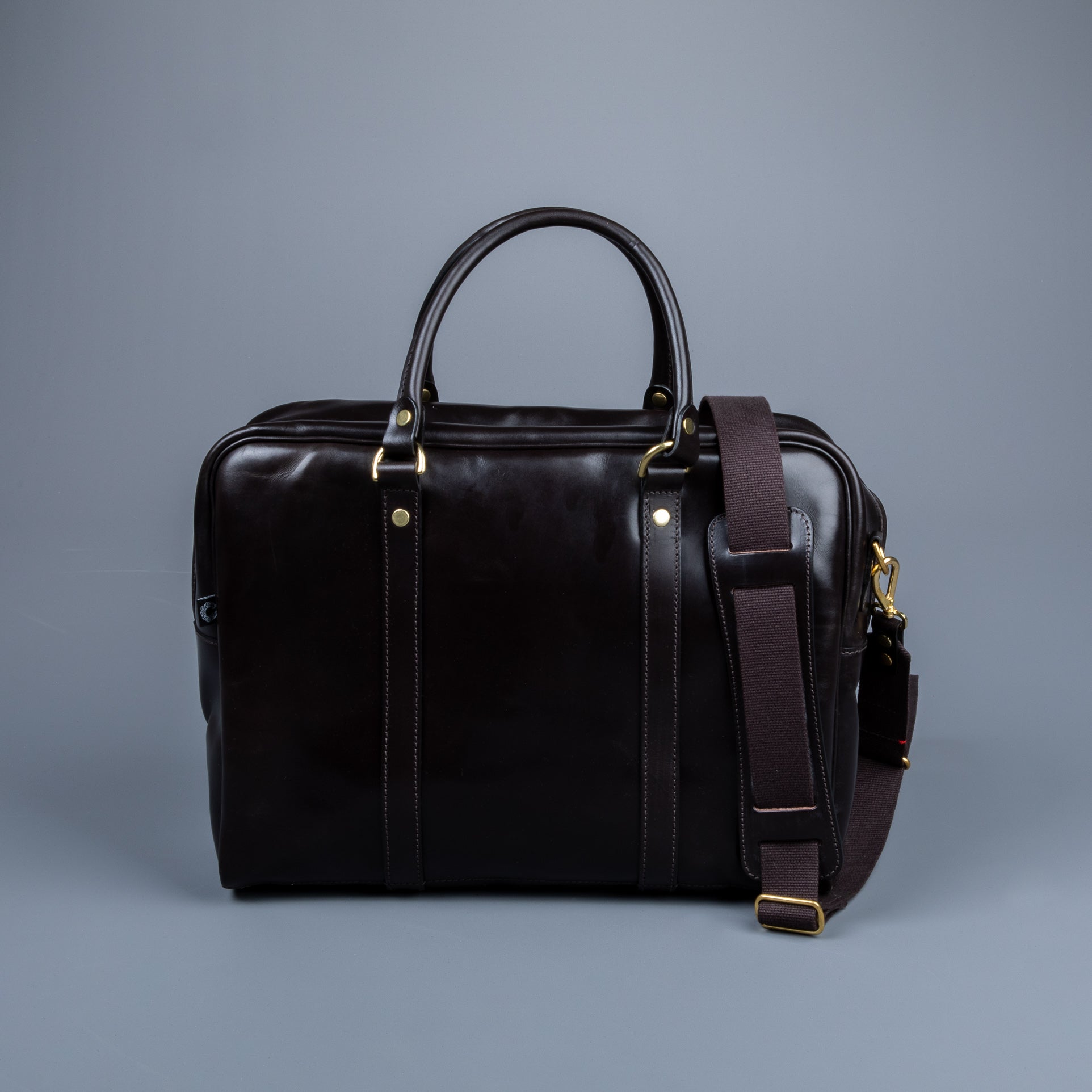 Croots Bridle Leather Traveller Dark Havana Bag