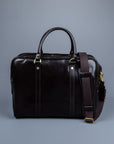 Croots Bridle Leather Traveller Dark Havana Bag