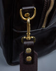Croots Bridle Leather Traveller Dark Havana Bag