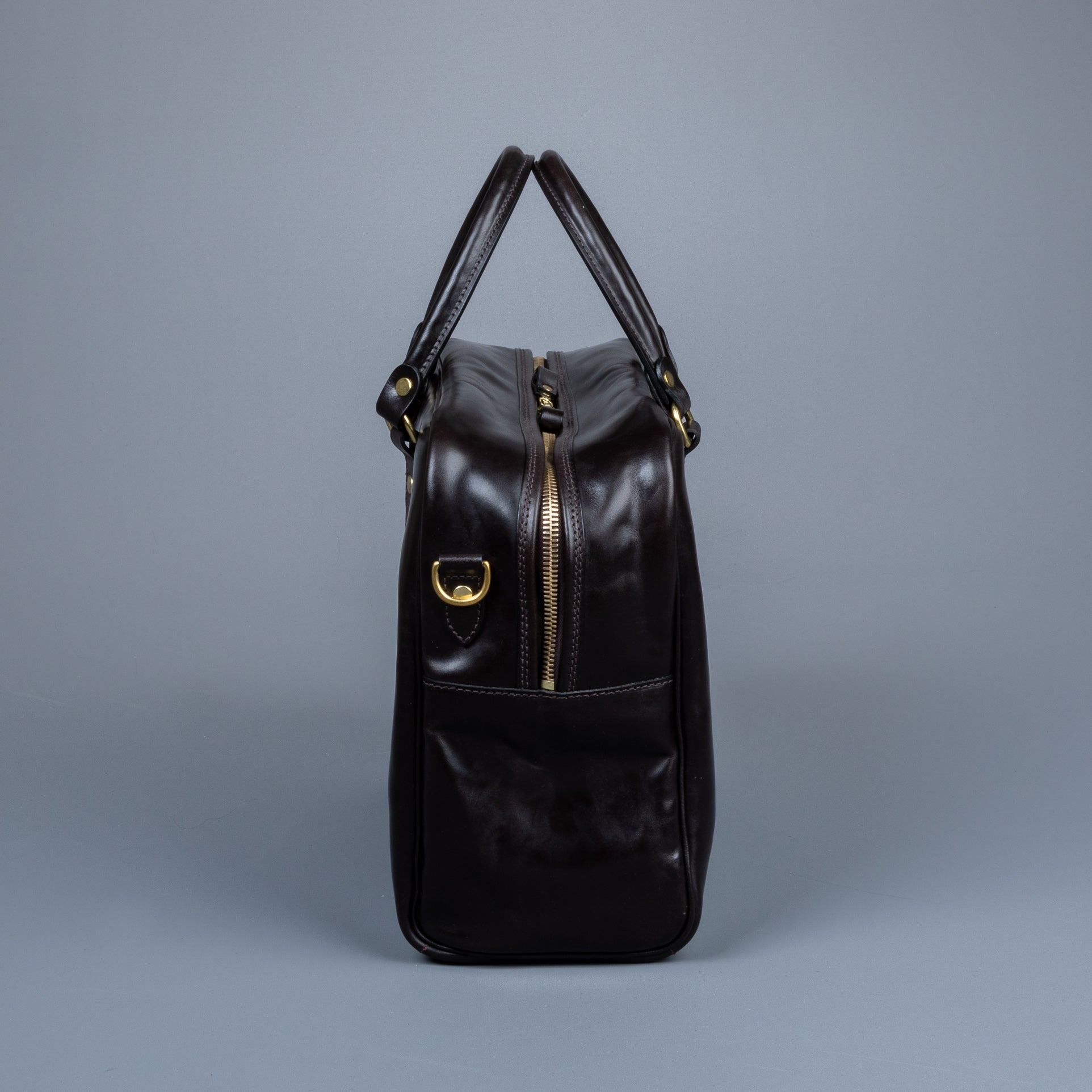 Croots Bridle Leather Traveller Dark Havana Bag