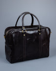 Croots Bridle Leather Traveller Dark Havana Bag