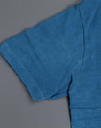 Merz b Schwanen 215 Crew Neck Tee 1/4 slv. Indigo