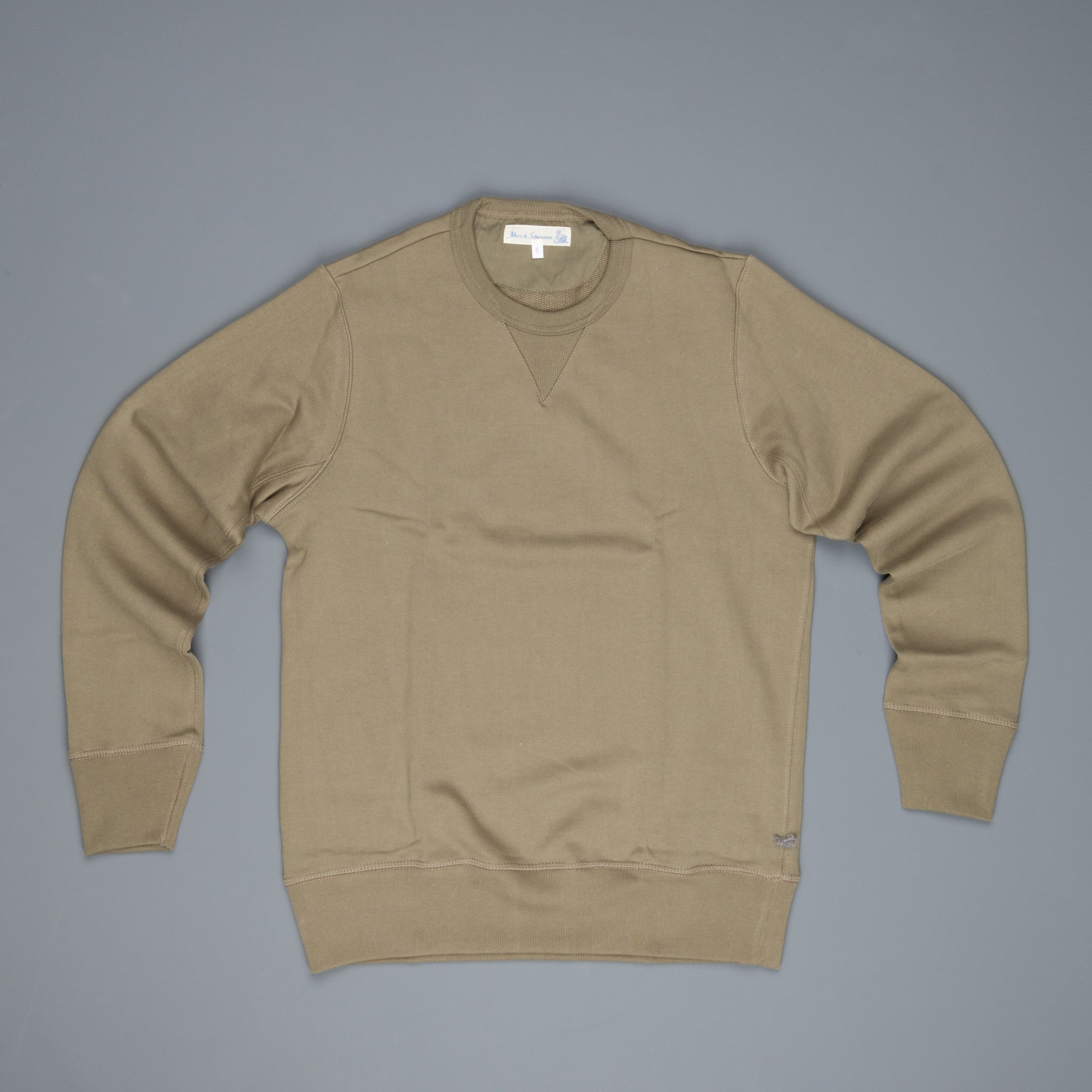 Merz B Schwanen 3s48 Strong fleece sweater Army