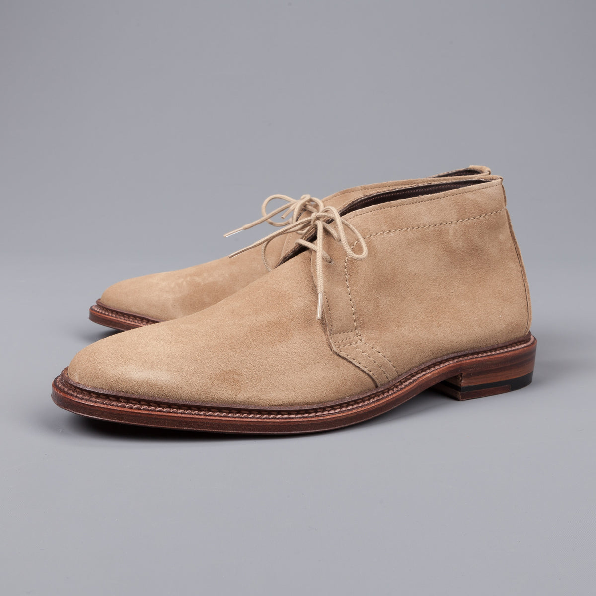 Alden chukka in unlined dark tan suede – Frans Boone Store