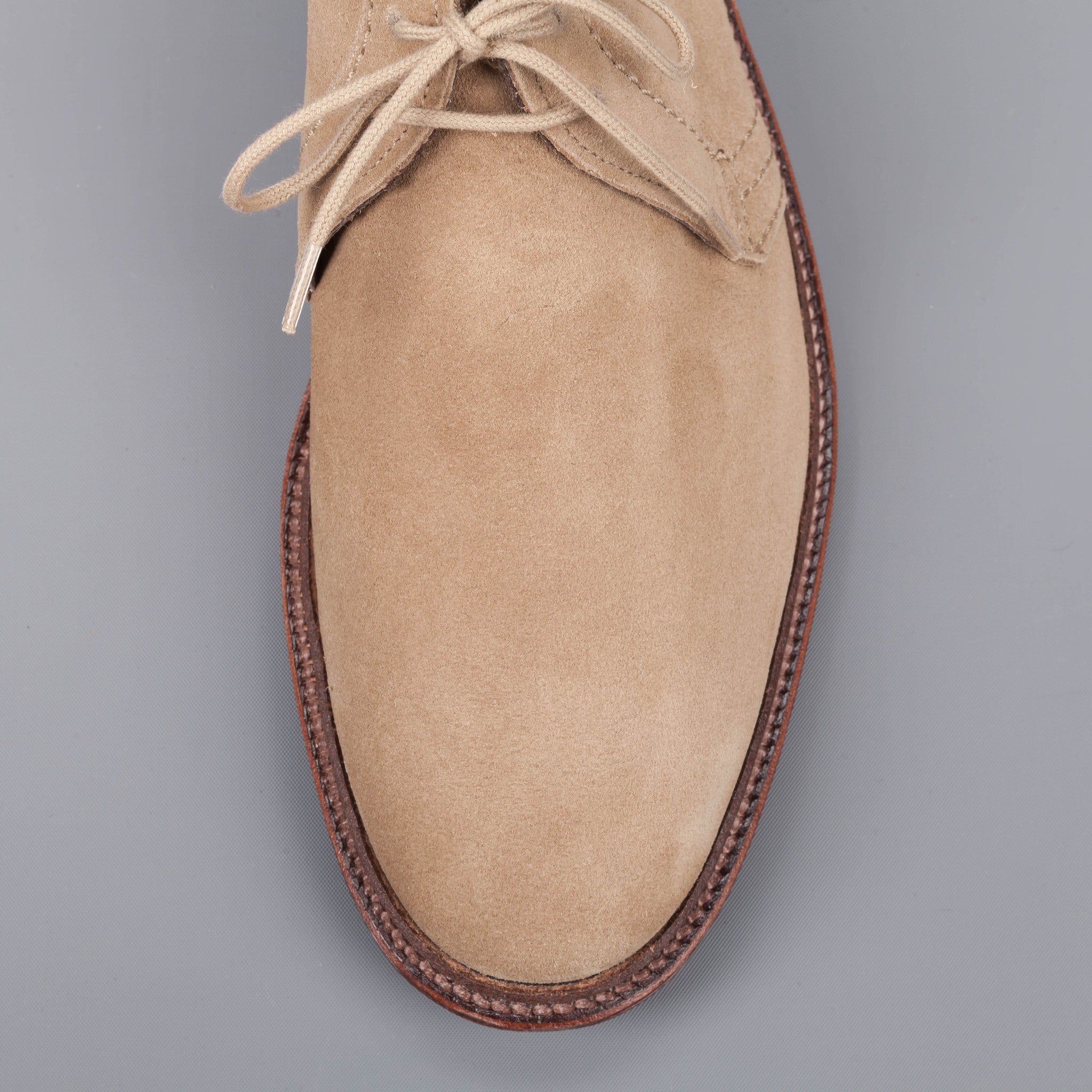 Alden chukka in unlined dark tan suede Frans Boone Store