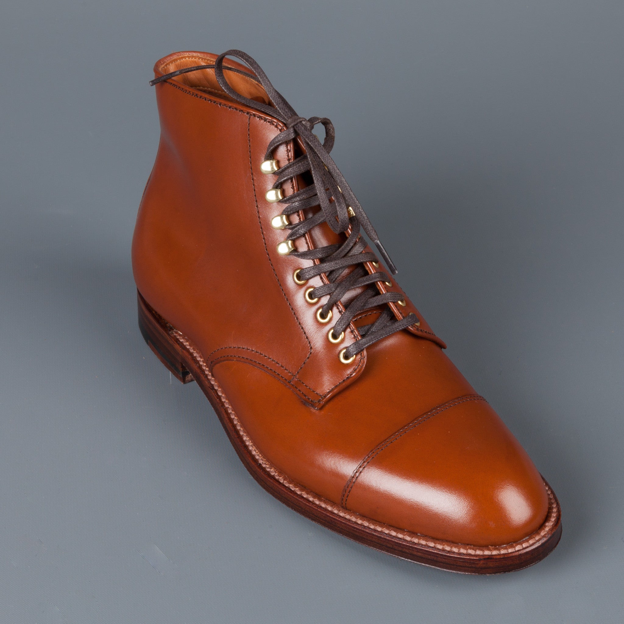 Alden brown calfskin parajumper boots