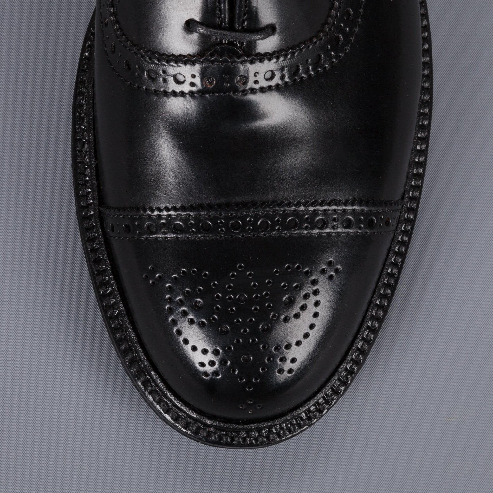 Alden black cordovan straight &quot;strait&quot; tip